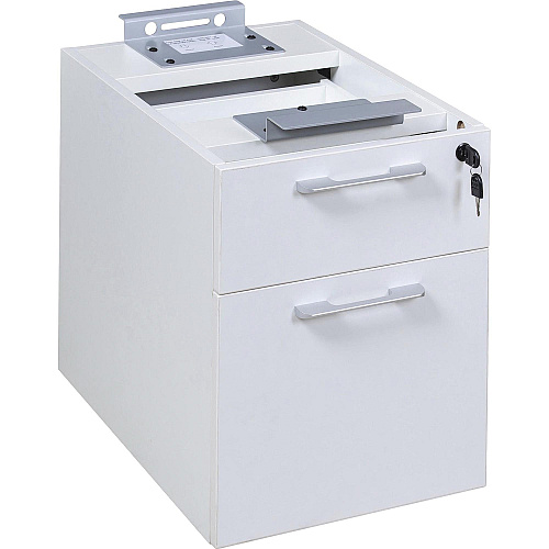 Boss Simple System Hanging Pedestal 19" Height x 15.5" Width x 22.8" Depth - Finish: White - 1 Each (S503WT)