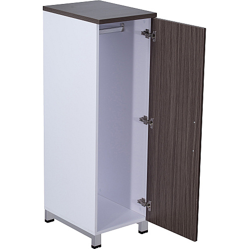 Boss Simple System 16 x 21 Wardrobe 51" Height x 16" Width x 21" Depth - Finish: Driftwood, White - 1 Each (S505)
