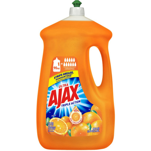AJAX Triple Action Orange Dish Liquid - 90 fl. oz. Bottles (49874CT)