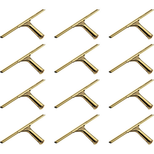 Ettore 10 in. Professional Brass Backflip Window Cleaning Tool