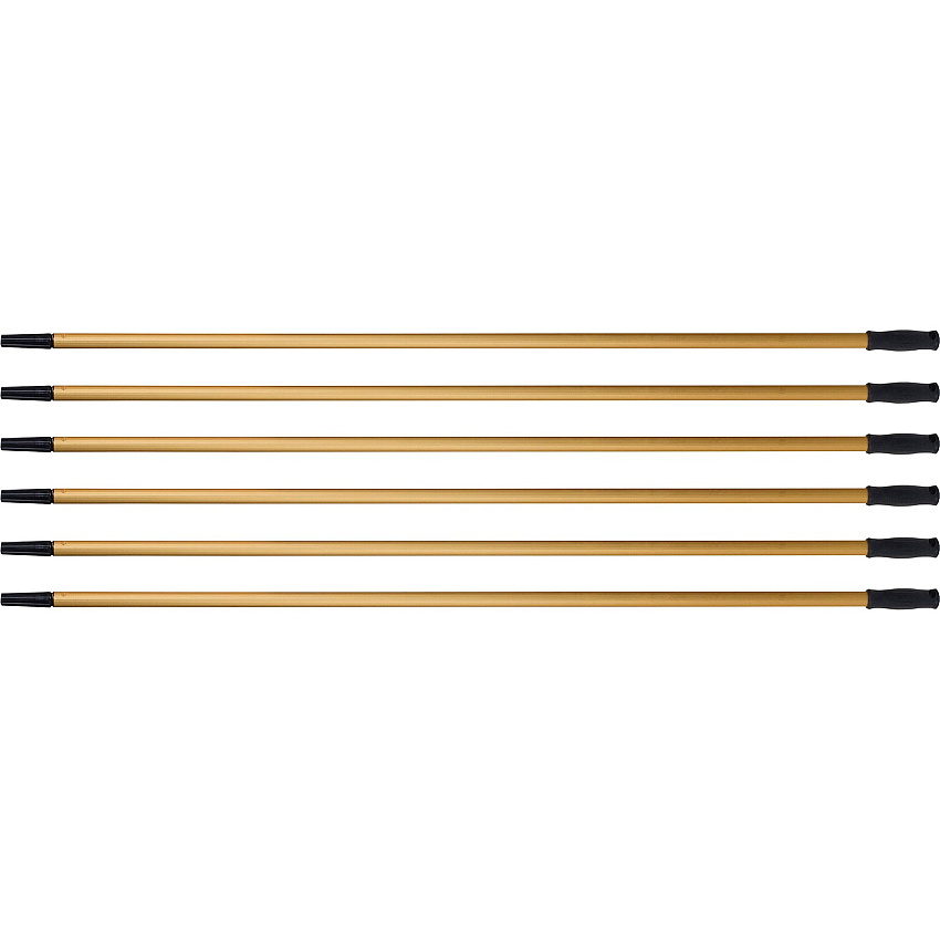 Ettore Utility Handle for Squeegee 60" Length x 1.25" Diameter - Gold - Aluminum - 6 / Carton (42105CT)