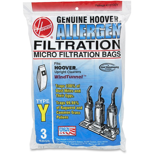 Hoover Type Y Allergen Filtration Bags (4010100YCT)