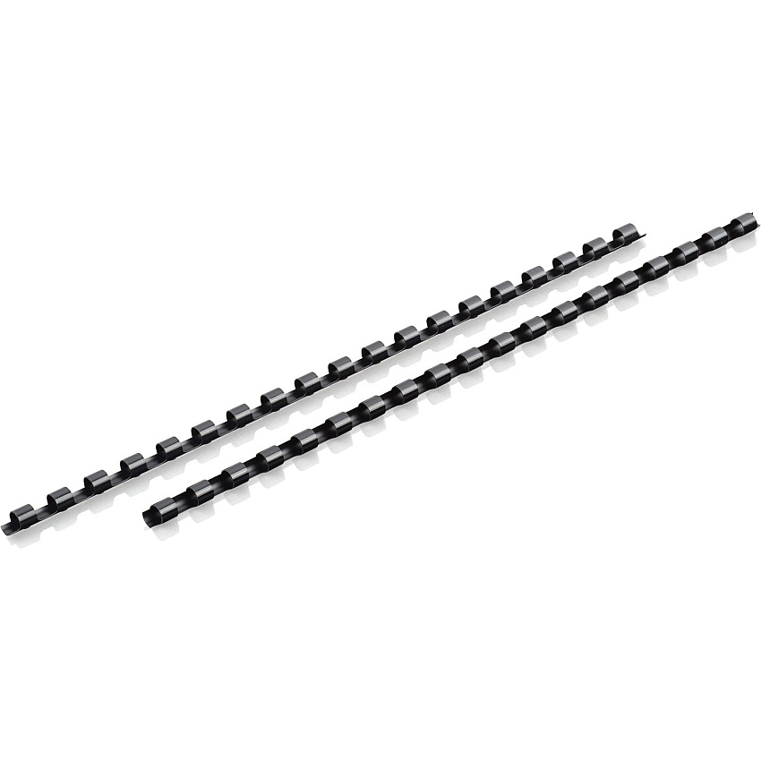 Mead CombBind Binding Spines 0.25" Maximum Capacity - 25 x Sheet Capacity - For Letter 8 1/2" x 11" Sheet - Plastic - 125 / Box (4000130)