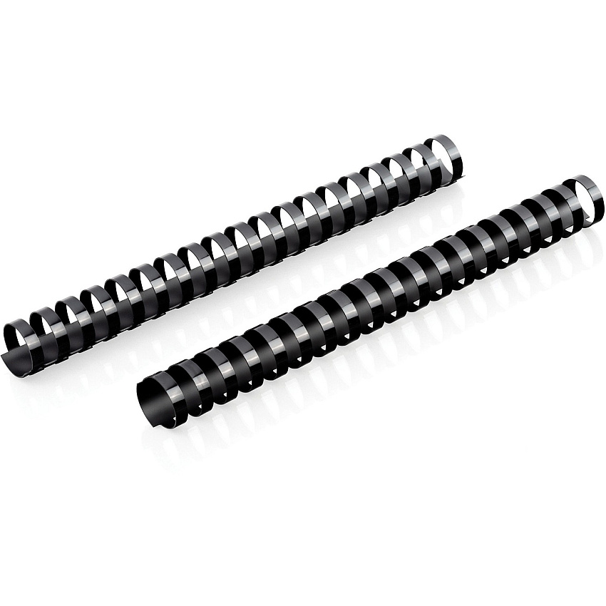 Mead CombBind Binding Spines 1" Maximum Capacity - 200 x Sheet Capacity - For Letter 8 1/2" x 11" Sheet - Plastic - 125 / Box (4000137)