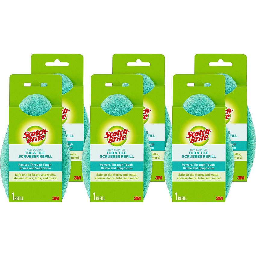 Scotch-Brite Bath Scrubber Refills 6 / Carton (560RCT)