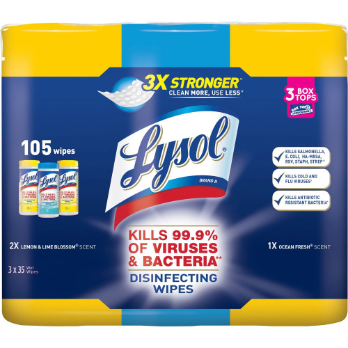 Lysol Disinfecting Wipes Pack (96728CT)