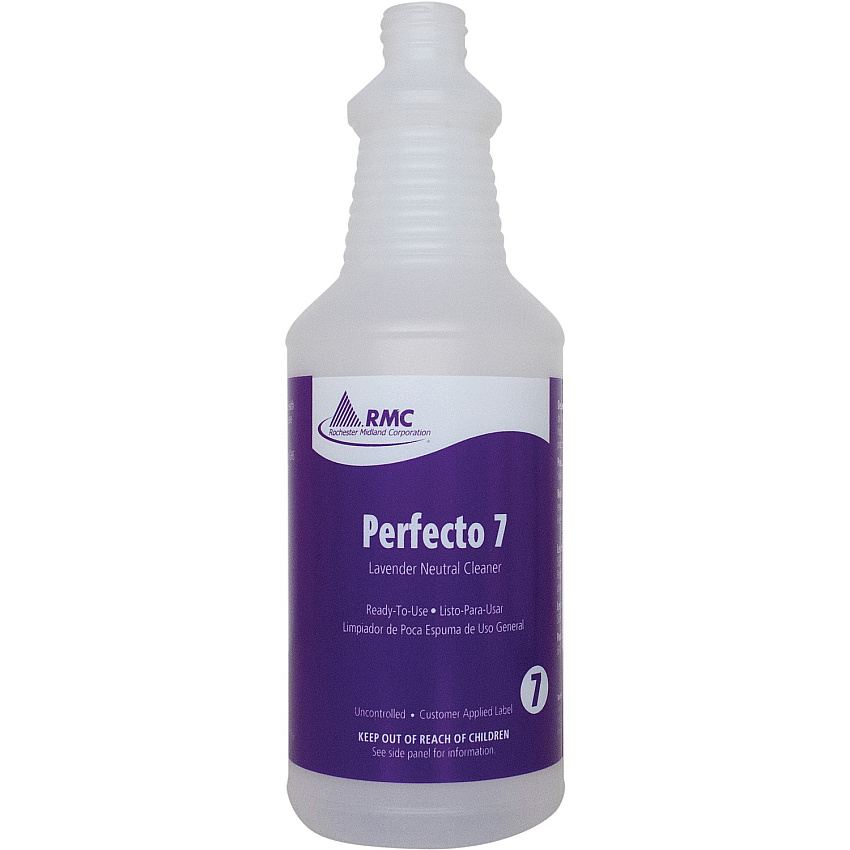 Rochester Midland RMC Perfecto 7 Lavender Neutral Cleaner Bottles Purple - 48 / Carton (35718573CT)