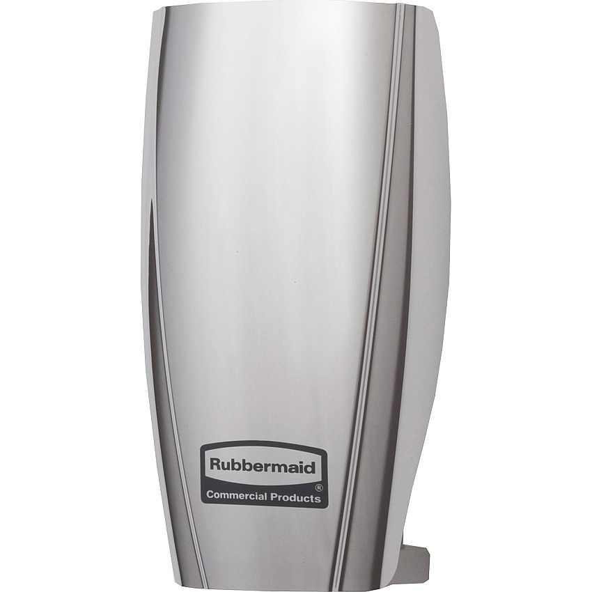 Rubbermaid Commercial TCell Air Freshening Dispenser 90 Day Refill Life - 6000 ft³ Coverage - 12 / Carton - Chrome (1793548CT)