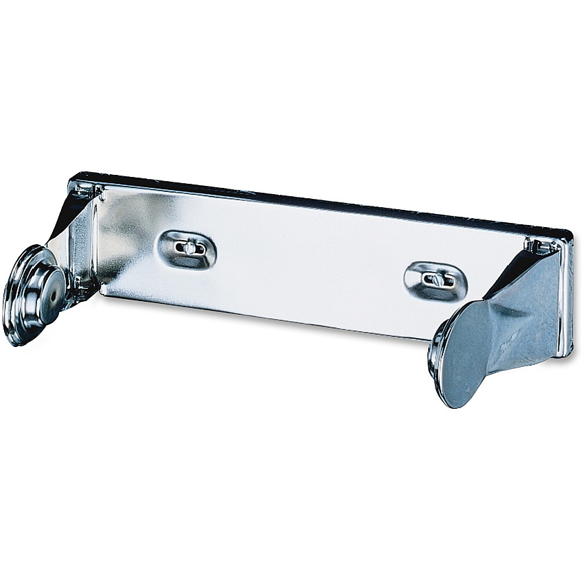 San Jamar Single Roll Towel Dispenser Roll Dispenser - 1 x Roll - 2.9" Height x 13.3" Width x 4.6" Depth - Steel - Chrome - Compact, Durable - 12 / Carton (T451XCCT)