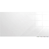 Ghent Aria Low Profile Glass Whiteboard 60" (5 ft) Width x 48" (4 ft) Height - Tempered Glass Surface - White Back - Rectangle - Horizontal/Vertical - Magnetic - Square Corner, Recyclable - 1 Each - TAA Compliant (ARIASM45WH)