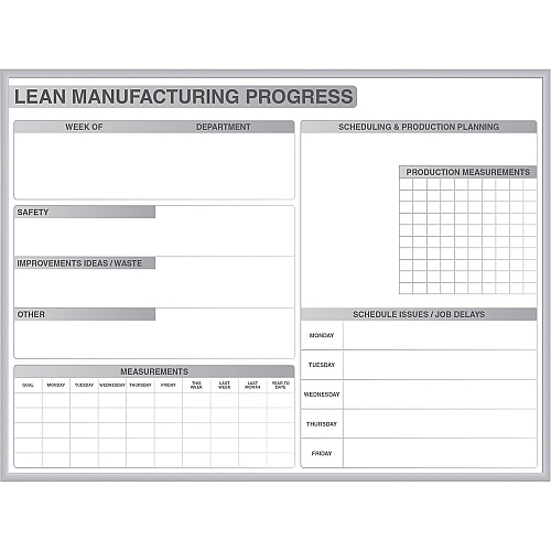 Ghent Dry Erase Board 48" (4 ft) Width x 36" (3 ft) Height - White Steel Surface - Satin Aluminum Frame - Rectangle - Horizontal - Magnetic - Stain Resistant, Ghost Resistant, Fade Resistant, Accessory Tray - 1 Each - TAA Compliant (GRPM302M34)