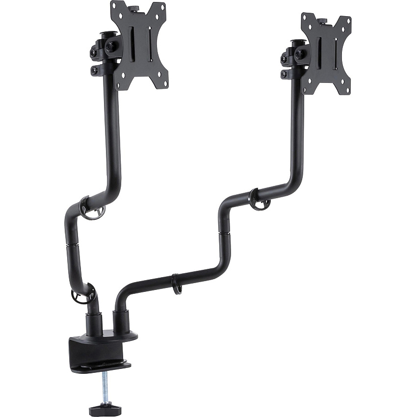 Allsop Metal Art Dual Monitor Arms - 2 Display(s) Supported - 32" Screen Support - 30.80 lb Load Capacity - Metal - 1 Each (32146)