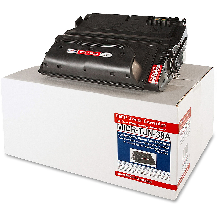 microMICR MICR Toner Cartridge - Alternative for HP 38A 12000 Pages (MICRTJN38A)