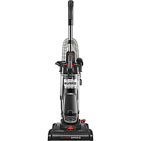Eureka PowerSpeed Upright Vacuum Cleaner Bagless - Wand, Crevice Tool, Upholstery Tool, Dusting Brush - 12.60" Cleaning Width - Carpet, Hardwood - 25 ft Cable Length - 7 ft Hose Length - Foam - Black, Silver (180)