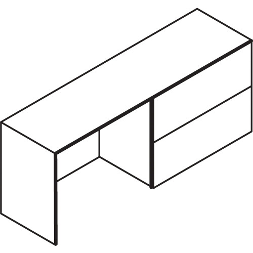 Lacasse Concept 70 Lateral File Credenza (72KS2072LFG)