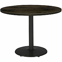 KFI 36" Round Vintage Wood Top Table Round Top - 36" Height - Assembly Required - Barnwood - Vintage Wood - 1 Each (36R922BKLTB)