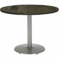 KFI 30" Round Vintage Wood Top Table Barnwood Round Top x 30" Table Top Diameter - Assembly Required - Vintage Wood Top Material - 1 Each (30R917SLLTB)