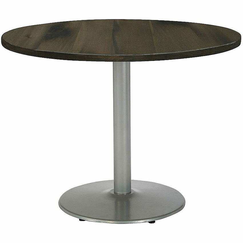 KFI 30" Round Vintage Wood Top Table Barnwood Round Top x 30" Table Top Diameter - Assembly Required - Vintage Wood Top Material - 1 Each (30R917SLLTB)