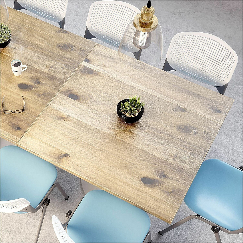KFI 30" Square Vintage Wood Bistro Table Square Top - 30" Height - Assembly Required - Espresso - Vintage Wood - 1 Each (30S917BK38LE)