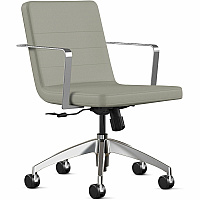 9 to 5 Seating 2450 Executive Mid-Back Task Chair Mist Seat Color - Foam Seat Material - Mist Back Color - Foam Back Material - 5-star Base - 1 Each (2450S3A24A03)