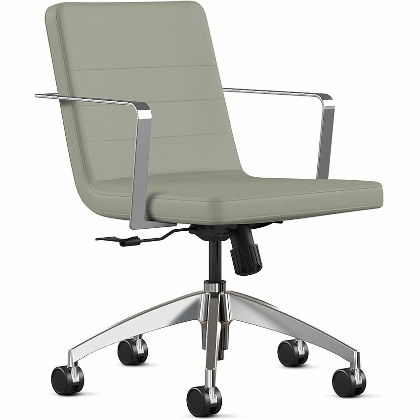 9 to 5 Seating 2450 Executive Mid-Back Task Chair Mist Seat Color - Foam Seat Material - Mist Back Color - Foam Back Material - 5-star Base - 1 Each (2450S3A24A03)
