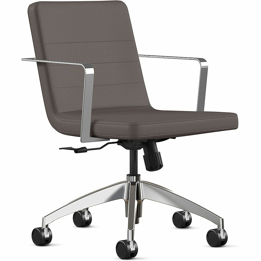9 to 5 Seating 2450 Executive Mid-Back Task Chair Caf Seat Color - Foam Seat Material - Caf Back Color - Foam Back Material - 5-star Base - 1 Each (2450S3A24A10)