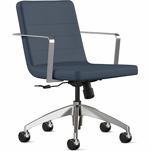 9 to 5 Seating 2450 Executive Mid-Back Task Chair Baltic Seat Color - Foam Seat Material - Baltic Back Color - Foam Back Material - 5-star Base - 1 Each (2450S3A24A01)