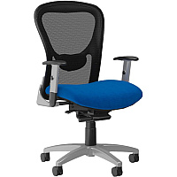 9 to 5 Seating Strata 1560 Task Chair Mesh Back Material - Mid Back - 5-star Base - Blue - 1 Each (1560Y2A8S1BU)