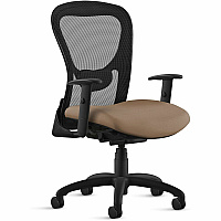 9 to 5 Seating Strata 1560 Task Chair Mesh Back Material - Mid Back - 5-star Base - Latte - 1 Each (1560Y2A8B1LA)