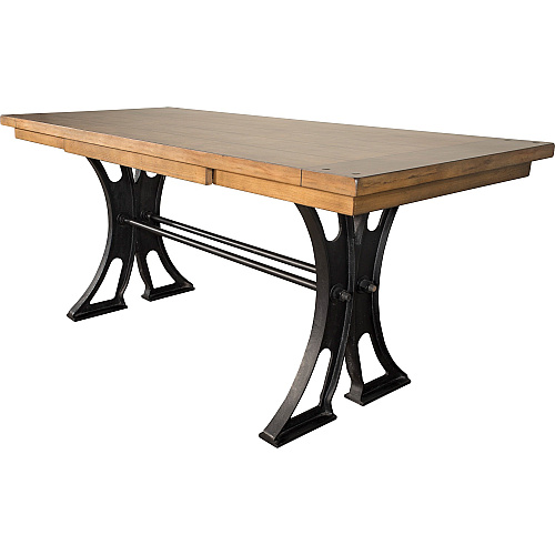 Martin Toulouse Writing Desk with Heavy Cast Legs Finish: Tuscan Chestnut - 1 Each (IMTE384TBLBR)