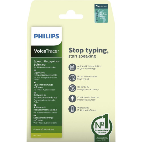 PC Transcription Kit, For Use with Philips DVT Recorders (DVT2805)
