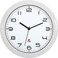 Alba Wall Clock Analog - Quartz - White Case - 1 Each (HORNEWBC)