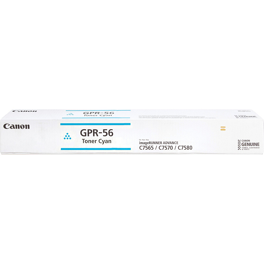 Canon GPR-56 Toner Bottle Cartridge Laser - Cyan - 66500 Pages - 1 Each (0999C003)