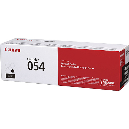 Canon 054 Original Laser Toner Cartridge - Black - 1 Each 1500 Pages (CRTDG054BK)