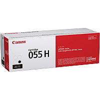 Canon 055H Original High Yield Laser Toner Cartridge - Black - 1 Each 7600 Pages (CRTDG055HBK)