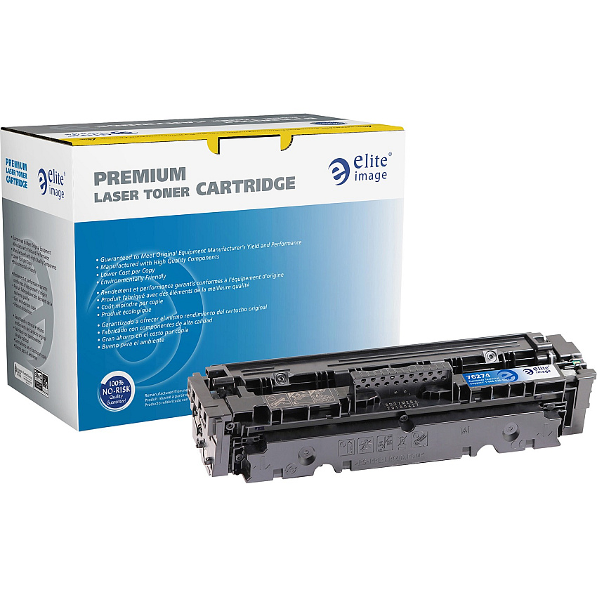 Elite Image Remanufactured Economy Yield Laser Toner Cartridge - Single Pack - Alternative for HP 410A (CF412A) - Yellow - 1 Each 2300 Pages (76274)