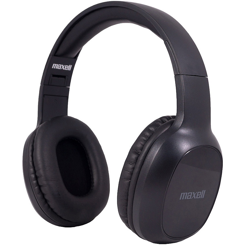 Maxell Bass13 Headset Wireless - Bluetooth - Over-the-head - Circumaural - Black (199793)
