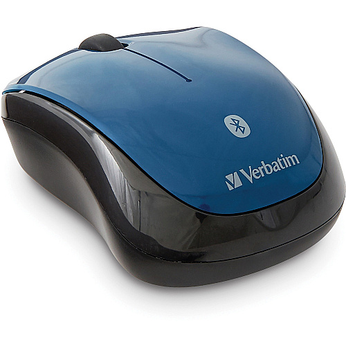 Verbatim Bluetooth&reg; Wireless Tablet Multi-Trac Blue LED Mouse - Dark Teal Blue LED/Optical - Wireless - Bluetooth - Dark Teal - 1600 dpi - 3 Button(s) - Symmetrical - 1 Each (70239)