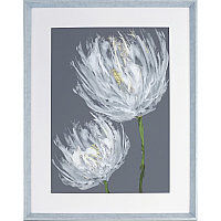 Lorell White Flower II Framed Abstract Art 27.50
