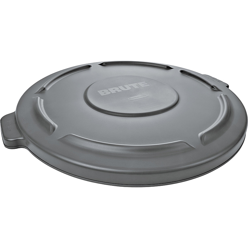 Rubbermaid Commercial Brute 44-Gallon Container Lid Plastic - 1 Each - Gray (264560GRY)