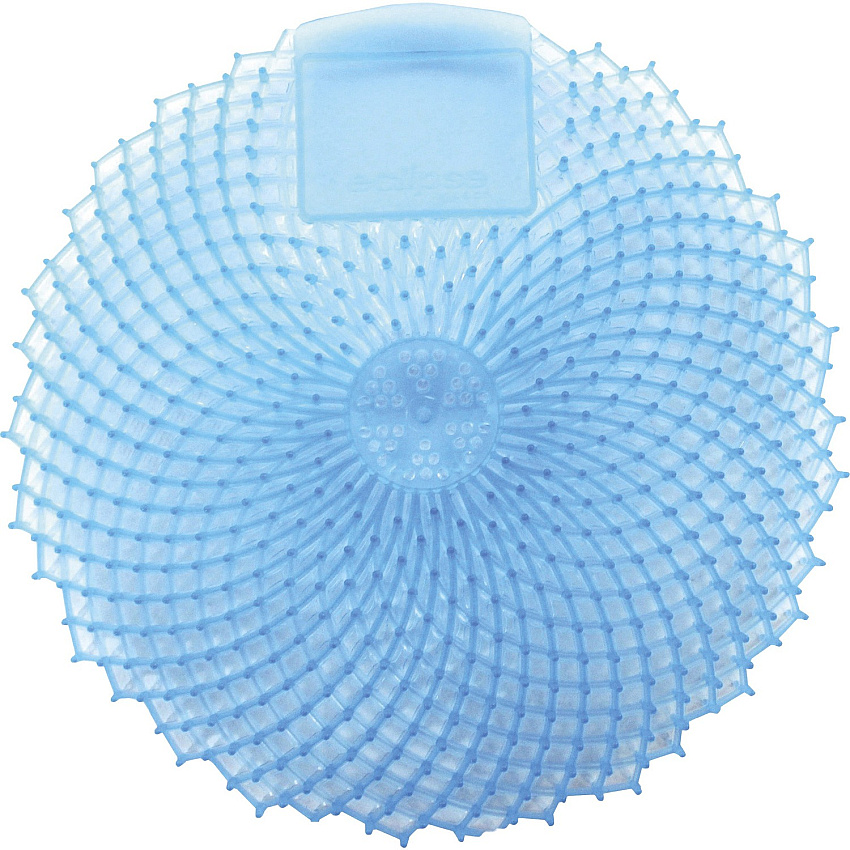 Genuine Joe Odor Control Urinal Screen Anti-splash, Odor Neutralizer - 1 Dozen - Light Blue (GJO00089)