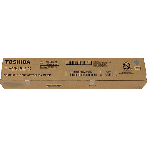 Toshiba Original Laser Toner Cartridge - Cyan - 1 Each 39200 Pages (TFC616UC)