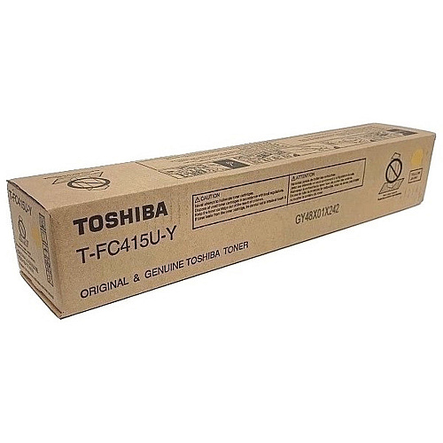 Toshiba Original Laser Toner Cartridge - Yellow - 1 Each 33600 Pages (TFC415UY)