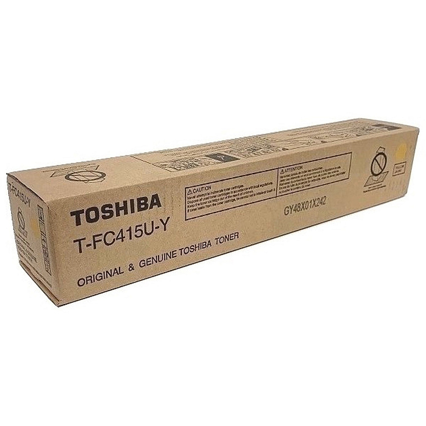 Toshiba Original Laser Toner Cartridge - Yellow - 1 Each 33600 Pages (TFC415UY)
