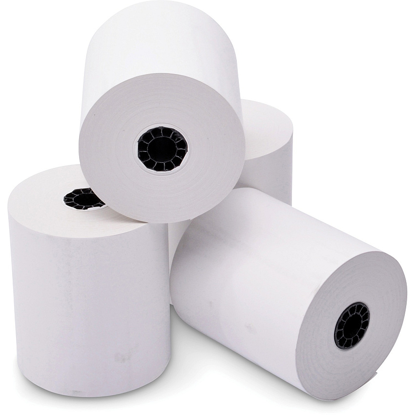 ICONEX 3-1/8" Thermal POS Receipt Paper Roll 3 1/8" x 220 ft - White - 50 / Carton (90780668)