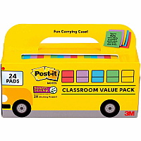 Post-it&reg; Super Sticky Notes Bus Cabinet Pack 3