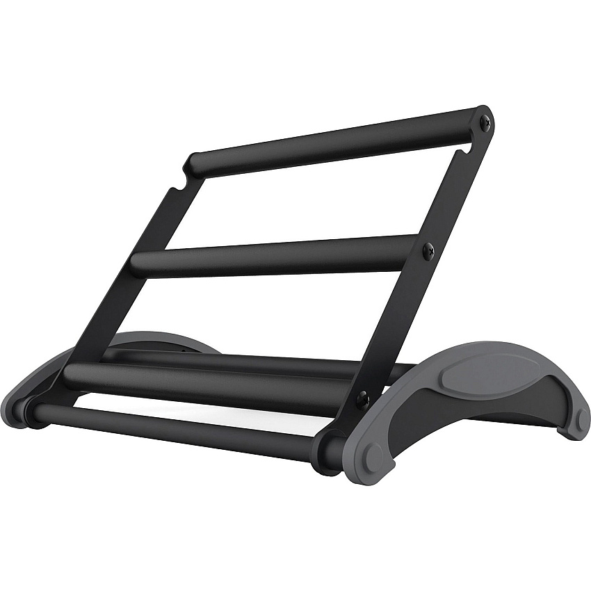 Kantek Sit-Stand Footrest Black - Steel, Foam - 1 Each (FR915)