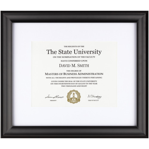 DAX Elegant Border 13x15 Document Frame (NDTV1315BT)