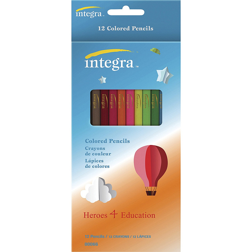 Integra Colored Pencil 12 / Pack (00066)