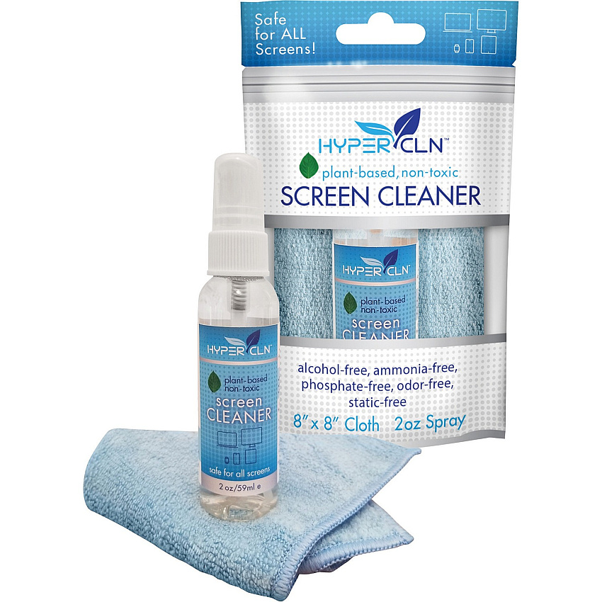 Falcon HyperClean Plant-based Screen Cleaner Kit For Multipurpose - 2 fl oz - Anti-static, Non-toxic, Non-alcohol, Ammonia-free, Phosphate-free, Scratch-freeSpray Bottle - 1 Kit (HCN2)